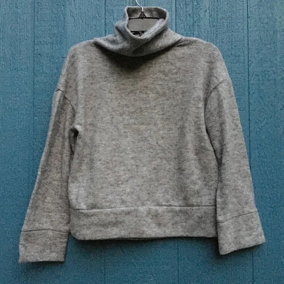 A New Day Grey Turtleneck Long Sleeve Pullover XS - Picture 3 of 5